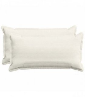 vidaXL Cushion Cover 2 pcs HOUTEN Cream 40 x 80 cm Corduroy