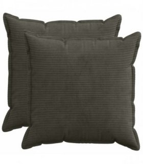 vidaXL Cushion Cover 2 pcs HOUTEN Anthracite 55 x 55 cm Corduroy