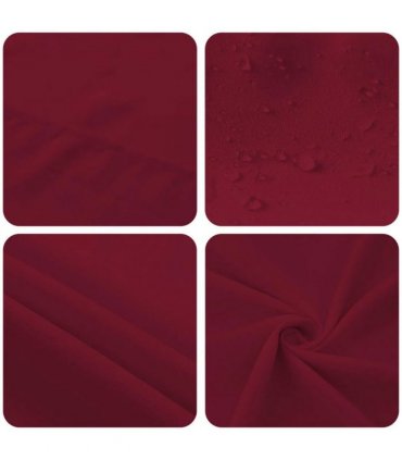 vidaXL Table Cloth Rectangular Wine Red 140 x 200 cm Polyester