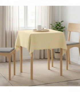 vidaXL Table Cloth 5 pcs Square Cream White 110 x 110 cm Polyester