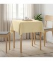 vidaXL Table Cloth 5 pcs Square Cream White 110 x 110 cm Polyester