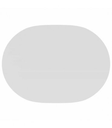 vidaXL Table Cloth Oval White 130 x 220 cm Polyester
