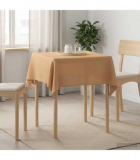 vidaXL Table Cloth 5 pcs Square Beige 110 x 110 cm Polyester