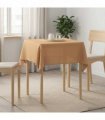 vidaXL Table Cloth 5 pcs Square Beige 110 x 110 cm Polyester