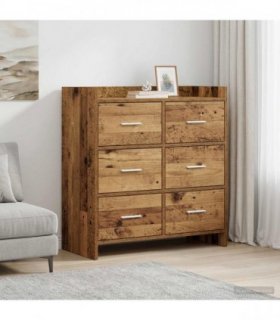 vidaXL Sideboard Old Wood 75 x 33 x 80 cm Engineered Wood
