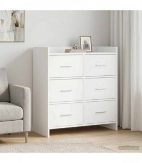 vidaXL Sideboard White 75 x 33 x 80 cm Engineered Wood