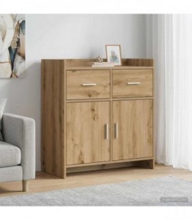 vidaXL Sideboard Artisan Oak 75 x 36 x 80 cm Engineered Wood