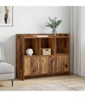 vidaXL Sideboard Old Wood 98.5 x 33 x 80 cm Engineered Wood — V0672370205