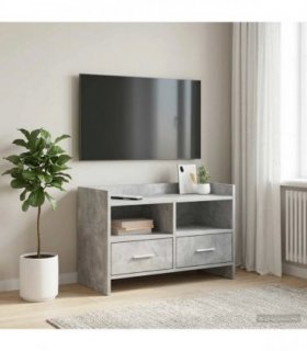 vidaXL TV Cabinet 71.5 x 33 x 47 cm Concrete Grey Engineered Wood