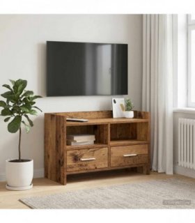 vidaXL TV Cabinet 71.5 x 33 x 47 cm Old Wood Engineered Wood