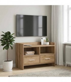 vidaXL TV Cabinet 71.5 x 33 x 47 cm Artisan Oak Engineered Wood