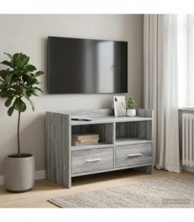vidaXL TV Cabinet 71.5 x 33 x 47 cm Grey Sonoma Engineered Wood