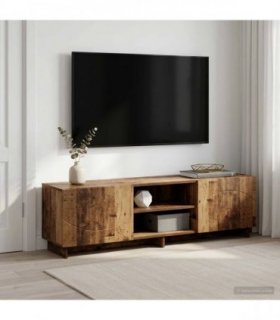 vidaXL TV Stand 140 x 34.5 x 40 cm Old Wood Engineered Wood