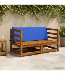 vidaXL Back cushion SOEST 100% Polyester Royal blue 120 x 20 x 40 cm