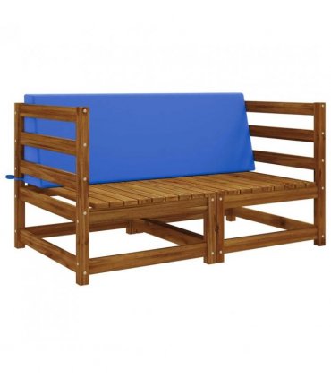 vidaXL Back cushion SOEST 100% Polyester Royal blue 120 x 20 x 40 cm