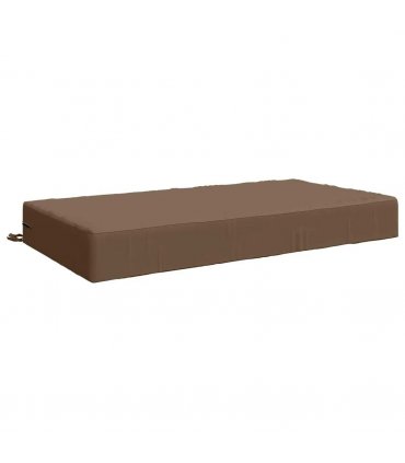 vidaXL Seat Cushion SOEST 100% Polyester Taupe 120 x 80 x 15 cm