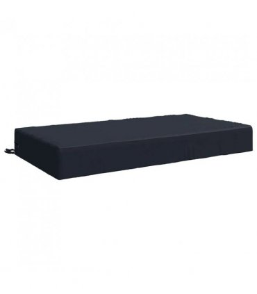 vidaXL Seat Cushion SOEST 100% Polyester Dark blue 120 x 60 x 15 cm