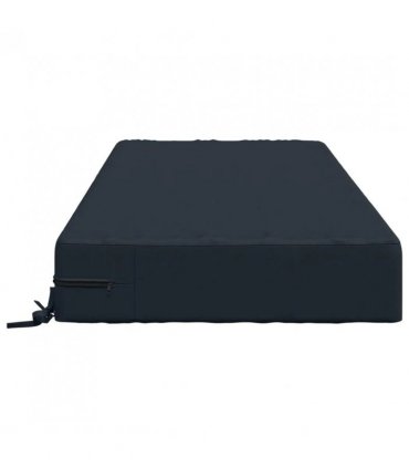 vidaXL Seat Cushion SOEST 100% Polyester Dark blue 120 x 60 x 15 cm