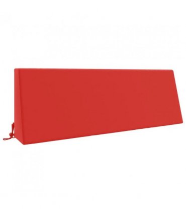 vidaXL Back cushion SOEST 100% Polyester Red 120 x 20 x 40 cm