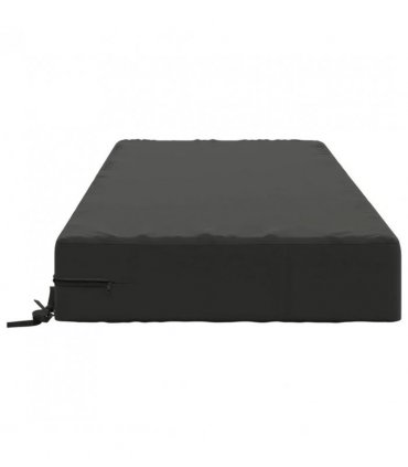 vidaXL Seat Cushion SOEST 100% Polyester Anthracite 120 x 60 x 15 cm
