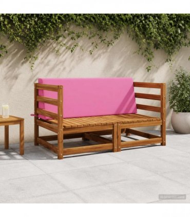 vidaXL Back cushion SOEST 100% Polyester Pink 120 x 20 x 40 cm