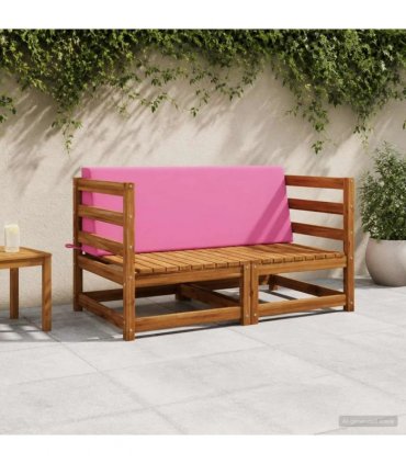 vidaXL Back cushion SOEST 100% Polyester Pink 120 x 20 x 40 cm