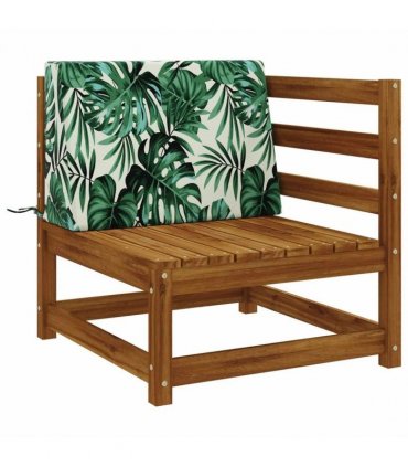 vidaXL Back cushion SOEST 100% Polyester Leaf pattern 60 x 20 x 40 cm