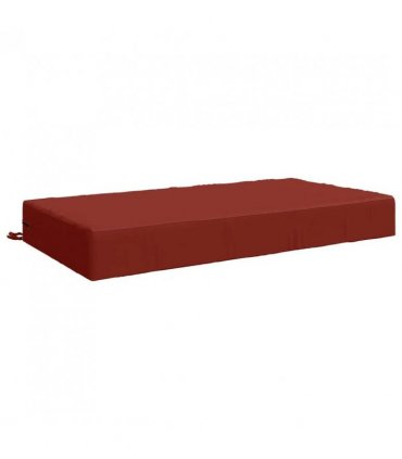 vidaXL Seat Cushion SOEST 100% Polyester Red 120 x 60 x 15 cm