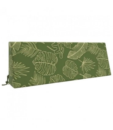vidaXL Back cushion SOEST 100% Polyester Leaf design 120 x 20 x 40 cm