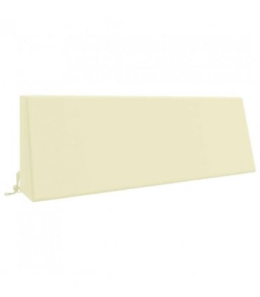 vidaXL Back cushion SOEST 100% Polyester Cream 120 x 20 x 40 cm — V0672372290
