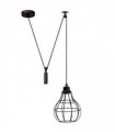 Hanging Pendant Lamp Retro Industrial Vintage Light — Size: without bulb