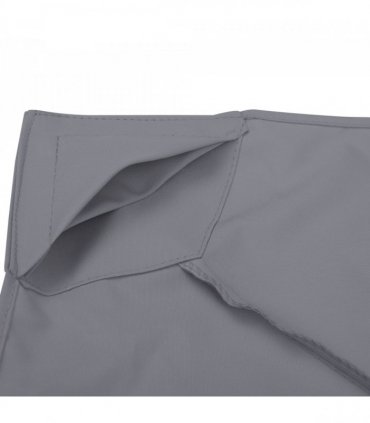 3 x 3(m) Gazebo Canopy Roof Top Replacement Cover Deep Grey (TOP ONLY)