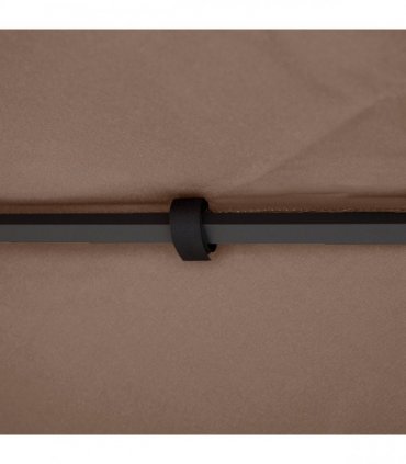 3x3 m Double-Tier Canopy Top Replacement-Coffee