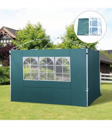 3m Gazebo Exchangeable Side Panel-Green