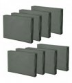Cushion Cover Replacement Patio Rattan Furniture Seat Cover Grey — Colour: Deep Grey