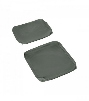 Cushion Cover Replacement Patio Rattan Furniture Seat Cover Grey — Colour: Deep Grey