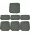 Rattan Garden Wicker Patio Furniture Cushion Cover Sofa Cover Replacement — Colour: Deep Grey