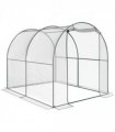 Walk in Transparent Greenhouse, Steel Frame, S size — Size: 2.5m x 2m x 2m