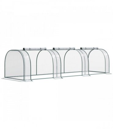 Mini Portable Gardening Flower Plants Greenhouse Warm House — Colour: Dark Green, Size: 350cm x 100cm x 80cm
