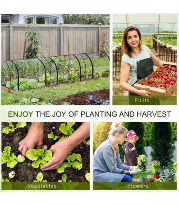 Mini Portable Gardening Flower Plants Greenhouse Warm House — Colour: Dark Green, Size: 350cm x 100cm x 80cm