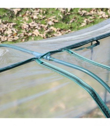 Mini Portable Gardening Flower Plants Greenhouse Warm House — Colour: Dark Green, Size: 350cm x 100cm x 80cm