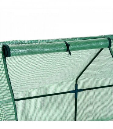 Mini Greenhouse Garden Planter Zipper Doors Portable 270 x 90 x 90cm — Size: 270cm x 90cm x 90cm