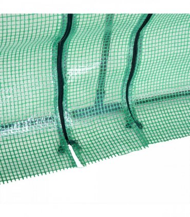 Mini Greenhouse Garden Planter Zipper Doors Portable 270 x 90 x 90cm — Size: 270cm x 90cm x 90cm