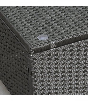 Rattan Coffee Table-Black