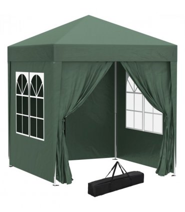 Pop Up Gazebo Canopy, size (2 x 2m)-Green