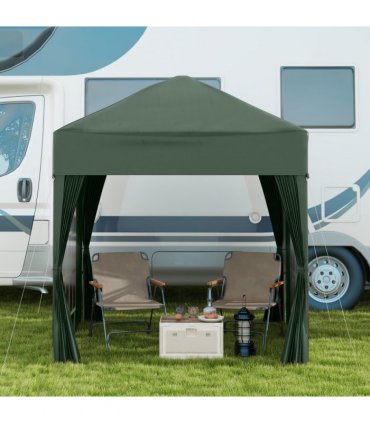 Pop Up Gazebo Canopy, size (2 x 2m)-Green