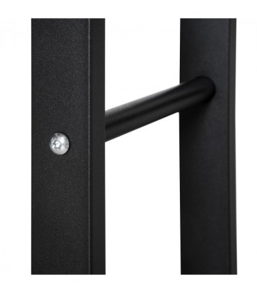 Metal Rust-Resistant Firewood Log Rack Black