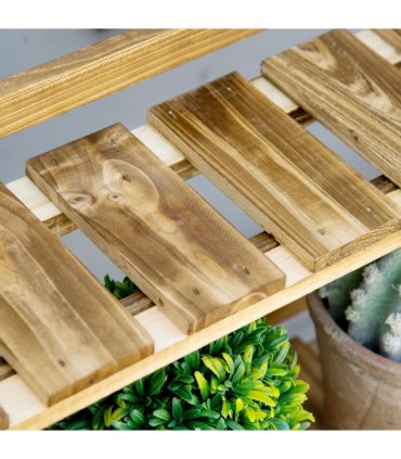 Flower Stand, 100Lx37Wx93H cm, Wood — Size: 100L x 37W x 93H cm
