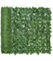 Artificial Leaf Screen Panel, 3x1 m-Dark Green — Size: 300cm x 100cm