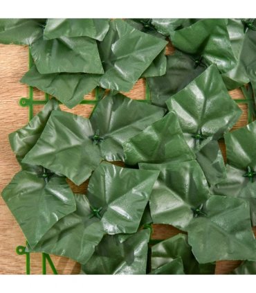 Artificial Leaf Screen Panel, 3x1 m-Dark Green — Size: 300cm x 100cm
